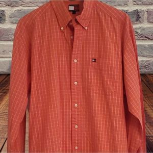 "Tommy Hilfiger" Red Plaid Button Down